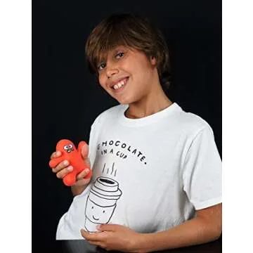 JA-RU Squish Dude Stretchy Sand Filled Man-Fidget Toy (1 Assorted) Stress Relief Sensory Toys for Kids and Adult. Party Favor Classroom Prizes. Therapy Toys. 3410-1p