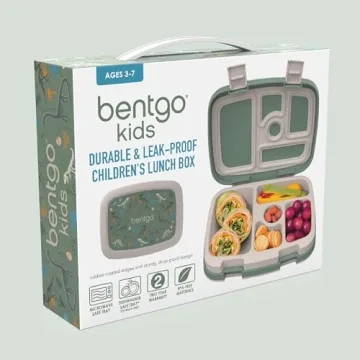 Bentgo Kids Prints Leak-Proof, 5-Compartment Lunch Box