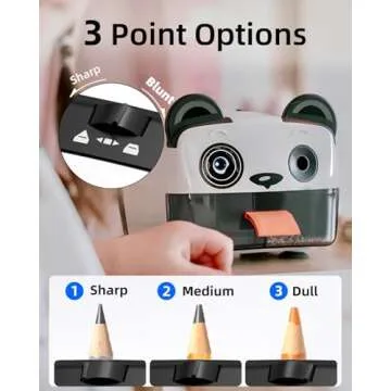 ZMOL Heavy Duty Electric Pencil Sharpener for Kids