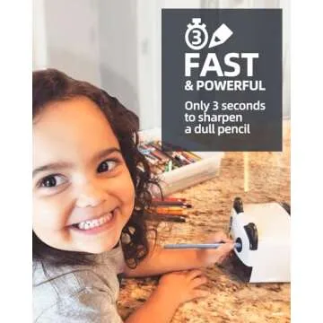 ZMOL Heavy Duty Electric Pencil Sharpener for Kids