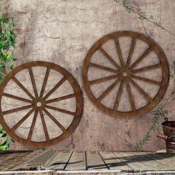 24 Pcs Western Theme Party Decorations，KSKSPE Birthday Table Centerpieces Mini Horseshoes Wagon Wheel Horse Rodeo Decor for Crafts Wedding Party Favor, Wild West Cowboy Western Party Decor