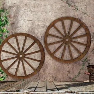 24 Pcs Western Theme Party Decorations，KSKSPE Birthday Table Centerpieces Mini Horseshoes Wagon Wheel Horse Rodeo Decor for Crafts Wedding Party Favor, Wild West Cowboy Western Party Decor