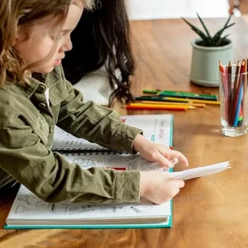 POMANGO School Memory Book - Keepsake Album from Pre-K to Grade 12