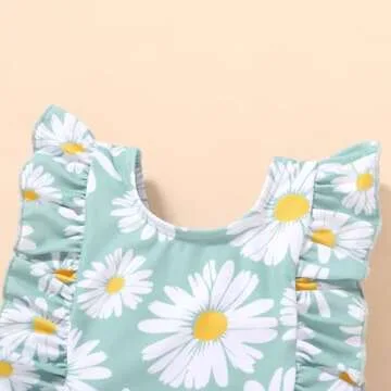 Charming Ruffle Swimsuit for Baby Girls, Perfect Fit