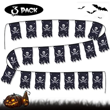 90 Feet Long Decor for Pirate Parties and Halloween