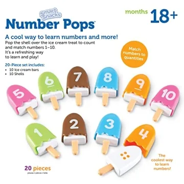 Smart Snacks Number Pops for Early Learning Fun