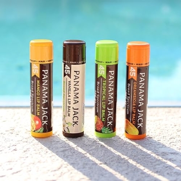 Panama Jack Lip Balm Pack - SPF 45 Flavor Protection