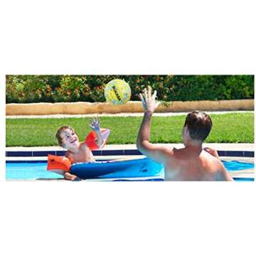 Mikasa Aqua Rally, Blue/Yellow, Recreational Water Volleyball