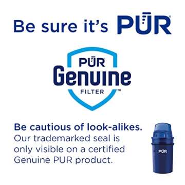 PUR 7-Cup Water Filter Pitcher with 1 Genuine PUR Filter, 2-in-1 Powerful, Faster Filtration, Lasts 2 Months or 40 Gallons, Dishwasher Safe, Blush (PPT700PA)