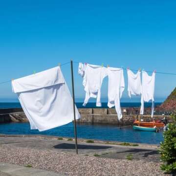 Colorful Plastic Clothespins, Heavy Duty Laundry Clothes Pins Clips with Springs, Air-Drying Clothing Pin Set(24 Pack)