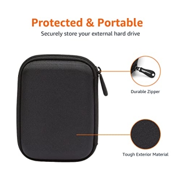 Amazon Basics External Hard Drive Case for Travel