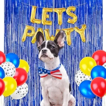 Dark Blue Tinsel Party Streamers - GREATRIL 2-Pack Backdrop