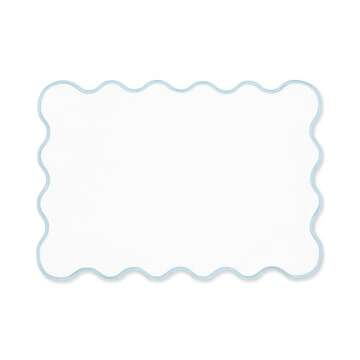 Hofdeco Coastal Placemat Set of 4, 14"x19" Waterproof