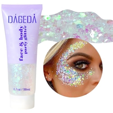 DAGEDA Holographic Body Glitter Gel for Makeup Magic