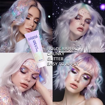 DAGEDA Holographic Body Glitter Gel for Makeup Magic