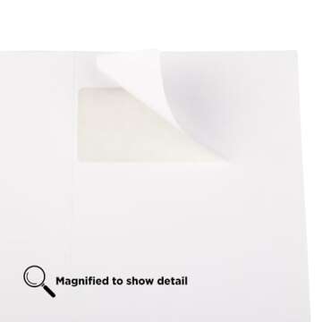 JAM PAPER Return Address Labels - Standard Mailing - 1 x 2 5/8 - White - 120 Shipping Labels/Pack