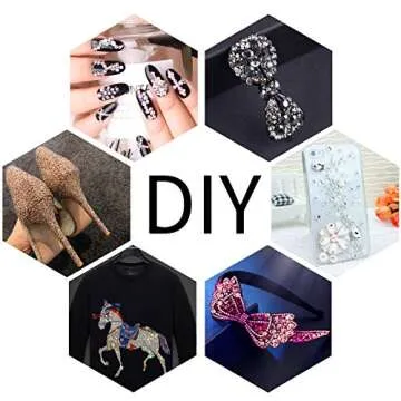 LPBeads 3000 Pieces SS16 Black Hotfix Rhinestones Flatback Round Crystal Glass Rhinestones Gems for Crafts Nail Face Art Clothes Shoes Bags DIY