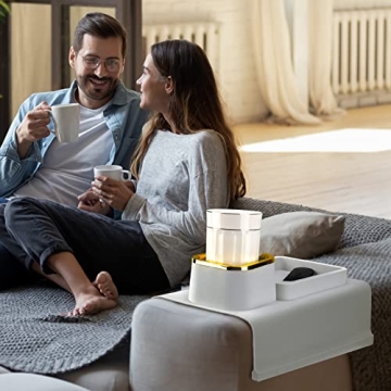 Cup Holder for Couch — Portable Armrest Tray for Home
