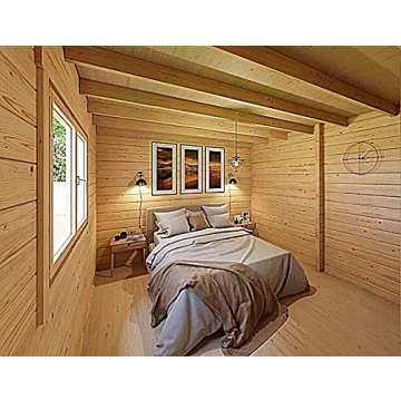 Allwood Avalon Cabin Kit 540 SQF Loft Triple Glass