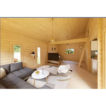 Allwood Avalon Cabin Kit 540 SQF Loft Triple Glass