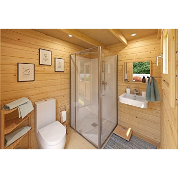 Allwood Avalon Cabin Kit 540 SQF Loft Triple Glass