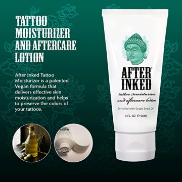After Inked Tattoo Moisturizer - 3oz Balm for Healing