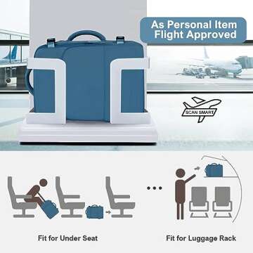 Sinaliy Flight Approved Travel Backpack for All