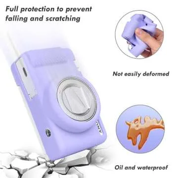 Rieibi ZV-1F Soft Silicone Camera Case - Lightweight Protection