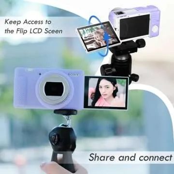 Rieibi ZV-1F Soft Silicone Camera Case - Lightweight Protection