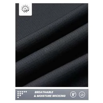 NORTHYARD Men's Running Shirt Long Sleeve Quarter Zip Pullover Moisture Wicking Quick Dry Athletic Workout Shirts Black-M