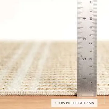 Dash and Albert 4x6 Washable Area Rug - Stain Resistant