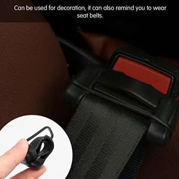 AOZBZ Seat Belt Buckle Covers, Silicone Protection for Cars