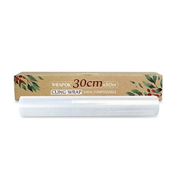 Sustainable WRAPOK Compostable Cling Wrap 258 Sq Ft