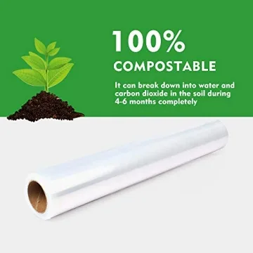 Sustainable WRAPOK Compostable Cling Wrap 258 Sq Ft