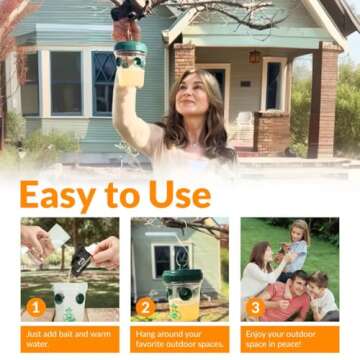 Mosquito TNT 2.0 Natural Mosquito Bait Bags for Safe Outdoor Fun