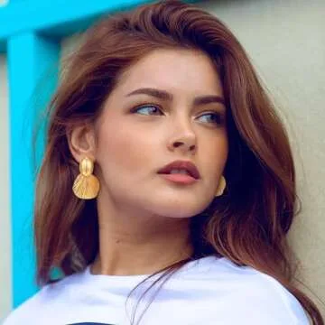 FILMOON Gold Earrings Chunky Dangle Shell Earring for Women Fan-shaped Earrings Fashion Statement Jewelry