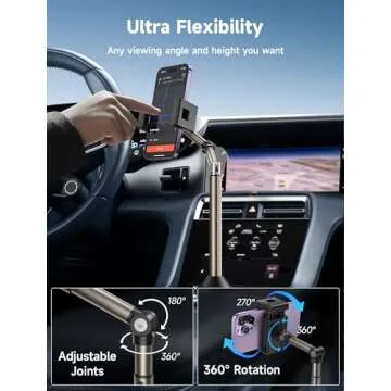 JSAUX Adjustable Car Cup Phone Holder for Smartphones