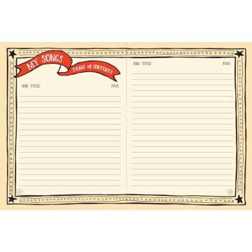 Songwriter's Journal - Perfect for Aspiring Musicians
