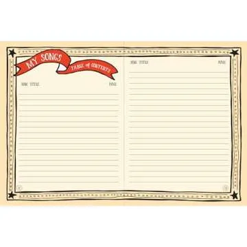 Songwriter's Journal - Perfect for Aspiring Musicians