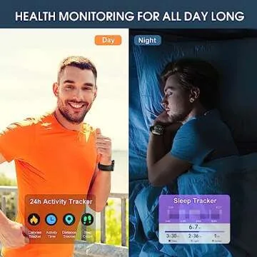 Ddidbi Smart Fitness Watch for Men Women(Answer/Make Calls), 1.85" HD Touch Screen with Sleep Heart Rate Monitor, 112 Sports Modes, IP68 Waterproof Activity Trackers Compatible with Android iOS