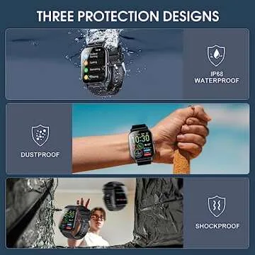 Ddidbi Smart Fitness Watch for Men Women(Answer/Make Calls), 1.85" HD Touch Screen with Sleep Heart Rate Monitor, 112 Sports Modes, IP68 Waterproof Activity Trackers Compatible with Android iOS