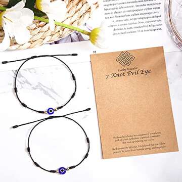 Hicarer Evil Eye Jewelry Set for Luck and Style