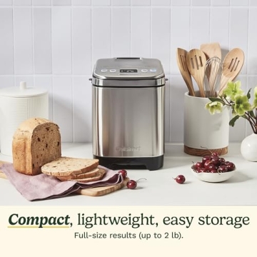 Cuisinart Bread Maker Machine - Customizable & Compact