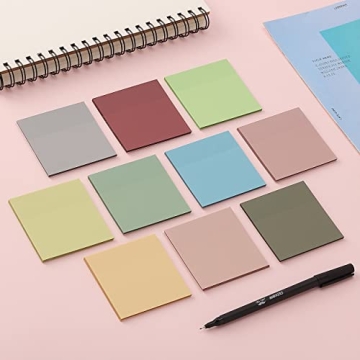 Mr. Pen Sticky Notes - 600 Colorful 3x3 Transparent Notes