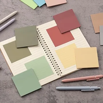 Mr. Pen Sticky Notes - 600 Colorful 3x3 Transparent Notes