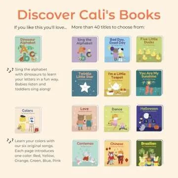 Cali's Count Nursery Rhymes Music Book for 1-3 Year Olds
