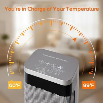 24" Portable Space Heater for Indoor & Outdoor Use