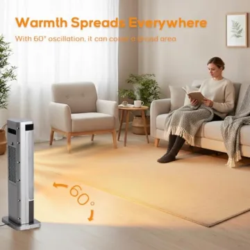 24" Portable Space Heater for Indoor & Outdoor Use