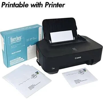 200 Pack 5x7 Invitation Envelopes with Peel & Seal for Cards, A7 Printable Envelopes Bulk, White Envelopes for Wedding, Greeting Cards, Mailing, Graduation, Baby Shower(120GSM) Horchen