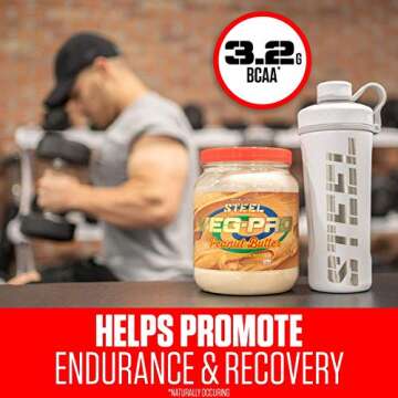 Steel Supplements Veg-PRO | Vegan Protein Powder, Peanut Butter | 25 Servings (1.65lbs) | Organic Protein Powder with BCAA Amino Acid | Gluten Free | Non Dairy | Low Carb Formula | Artficial Flavoring